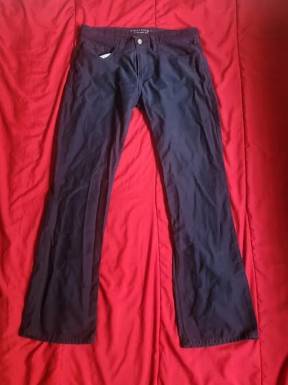 Banana Republic Straight Fit Pants Dark Navy Size 32x30